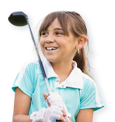 young junior golfer